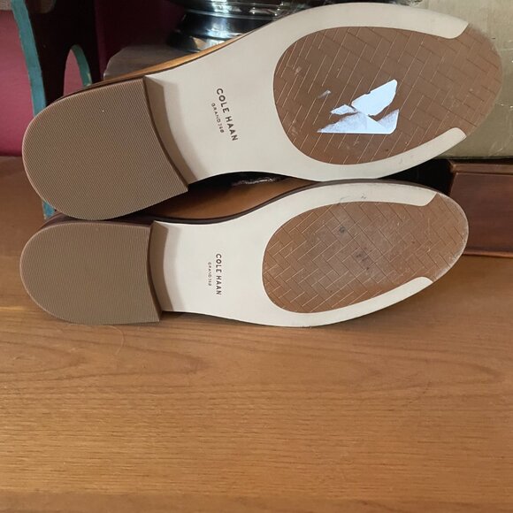 Cole Haan Brown Penny Leather Women’s Loafers Size 7.5 - Picture 3 of 8